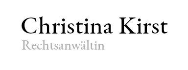 Kanzlei Rechtsanwältin Christina Kirst