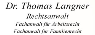 Kanzlei Rechtsanwalt Dr. Thomas Langner