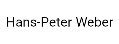Hans-Peter Weber