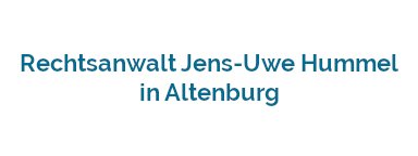 Kanzlei Rechtsanwalt Jens-Uwe Hummel