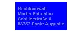 Kanzlei Rechtsanwalt Martin Schonlau