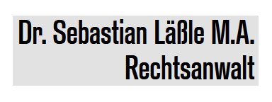 Kanzlei Rechtsanwalt Dr. Sebastian Läßle