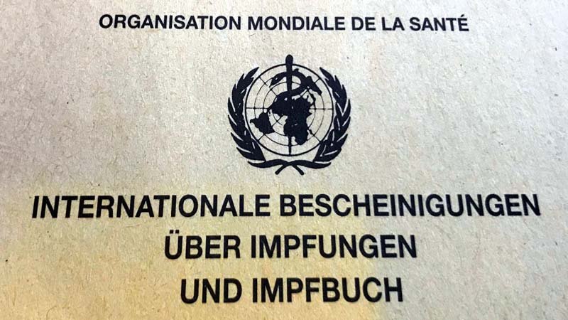 Impfpass,international