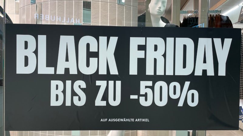 Black Friday,Schaufenster,Banner