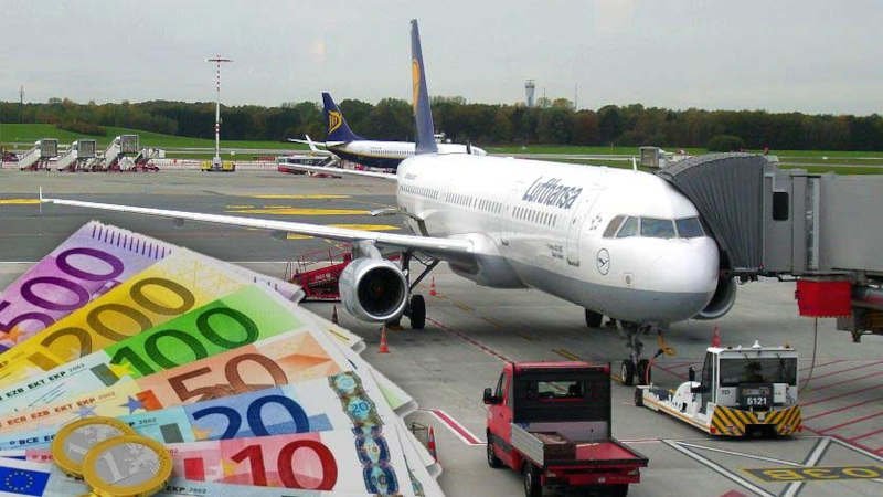 Flugzeug,Bargeld