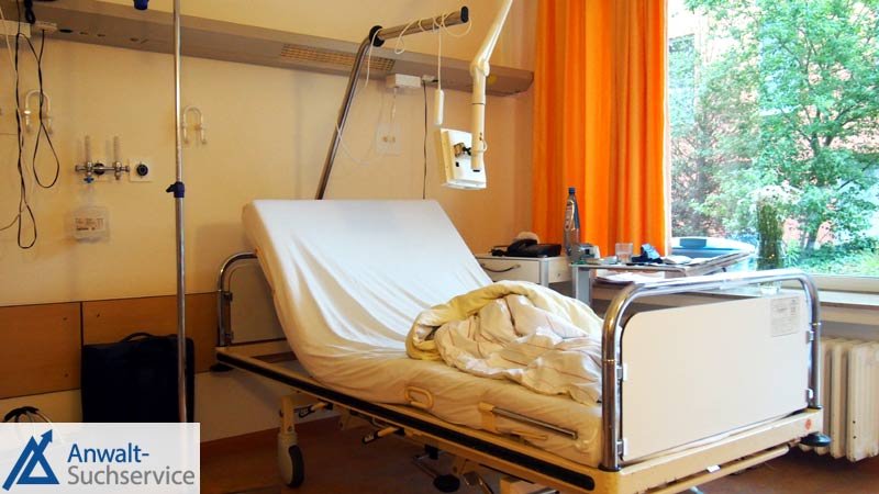 Behandlungsfehler,Arzthaftung,Krankenhausbett,Schmerzensgeld