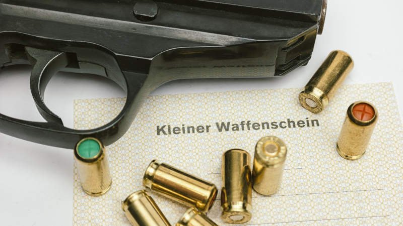 Was dürfen Inhaber des kleinen Waffenscheins? Kleiner,Waffenschein,Pistole,Munition