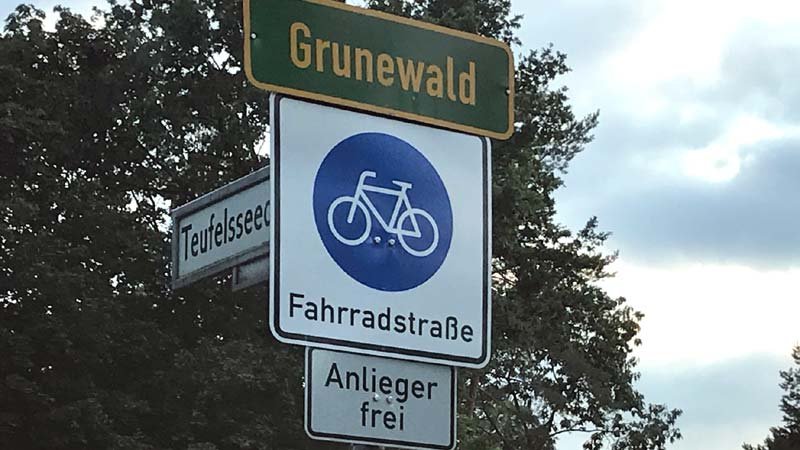 Verkehrsschild,Fahrradstraße