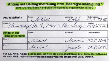Kita: Beitragsbefreiung für jüngere Geschwister?