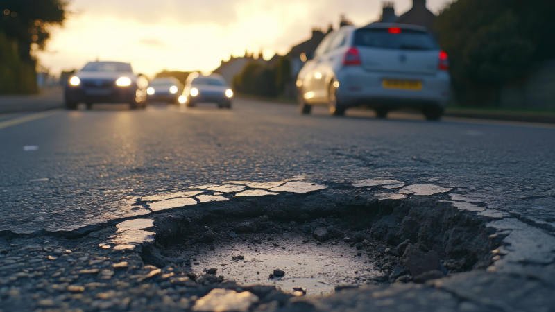 Schlagloch,Auto,Schaden,Haftung,Gemeinde