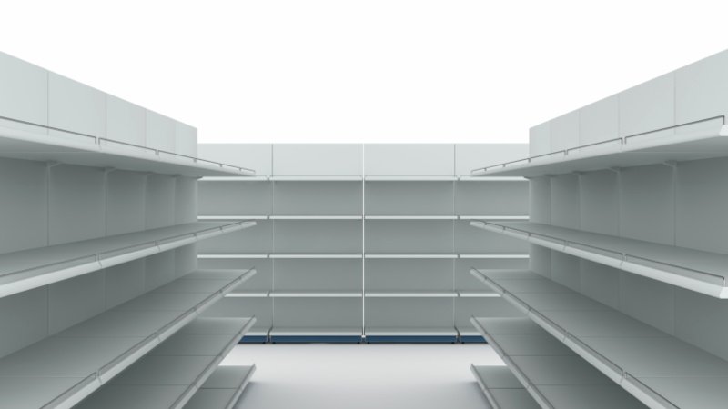 Wie kommt man aus einem Pachtvertrag über Gewerberäume heraus? Leere Regale,Pacht,Gaststätte,Laden,Kündigung