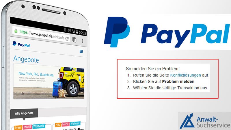 Käuferschutz bei Paypal Handy,Paypal,Kauf