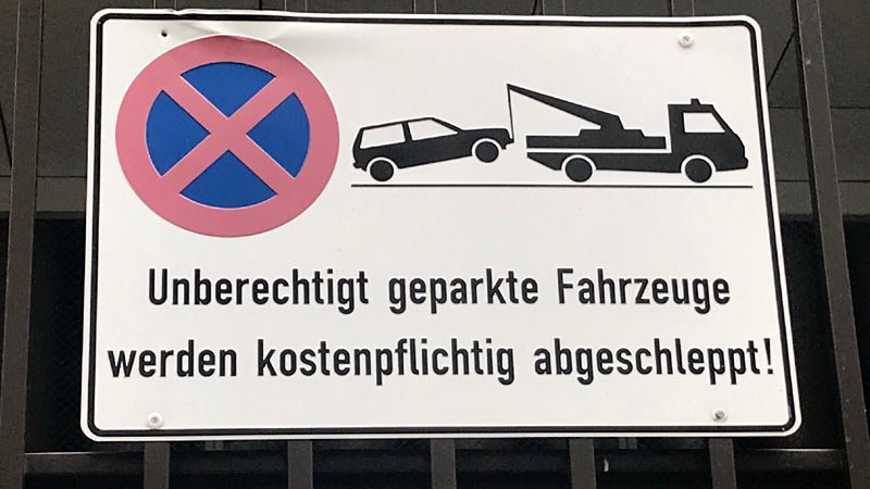 Teure Abmahnung wegen einmaligen Falschparkens zulässig?