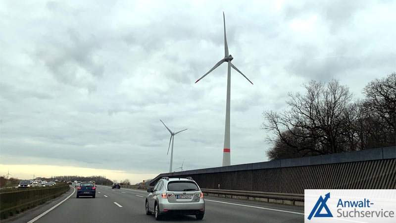 Windräder,Autobahn