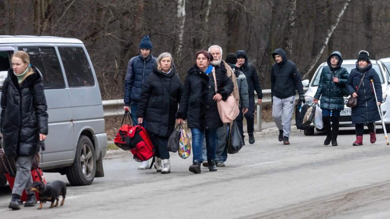 Flüchtlinge,Straße,Flucht,Krieg